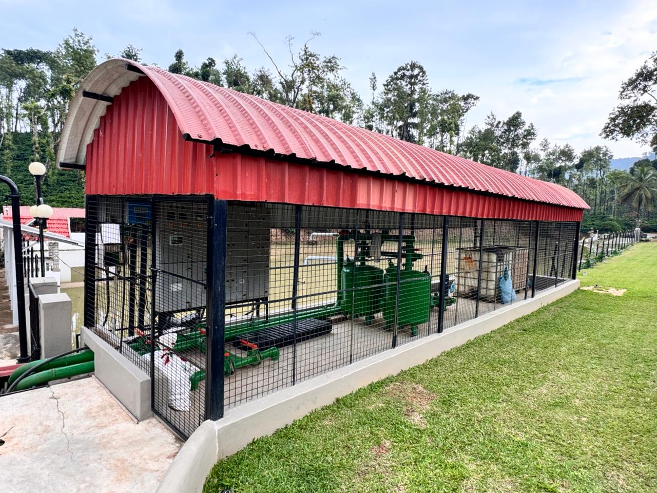 Processing shed